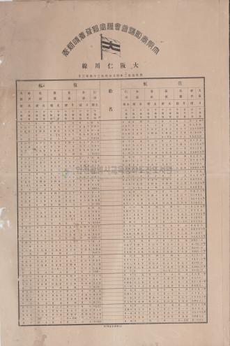 오사카상선 정기발착 시각표