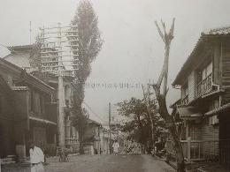 인천부 본정통 은행 거리