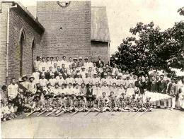 인천 내리교회와 조선소년척후대 단원들